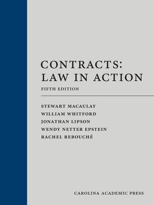 cover image of Contracts: Law in Action